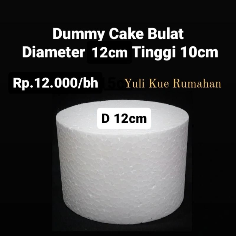 

Dummy Cake Bulat 12cm Tinggi 10cm