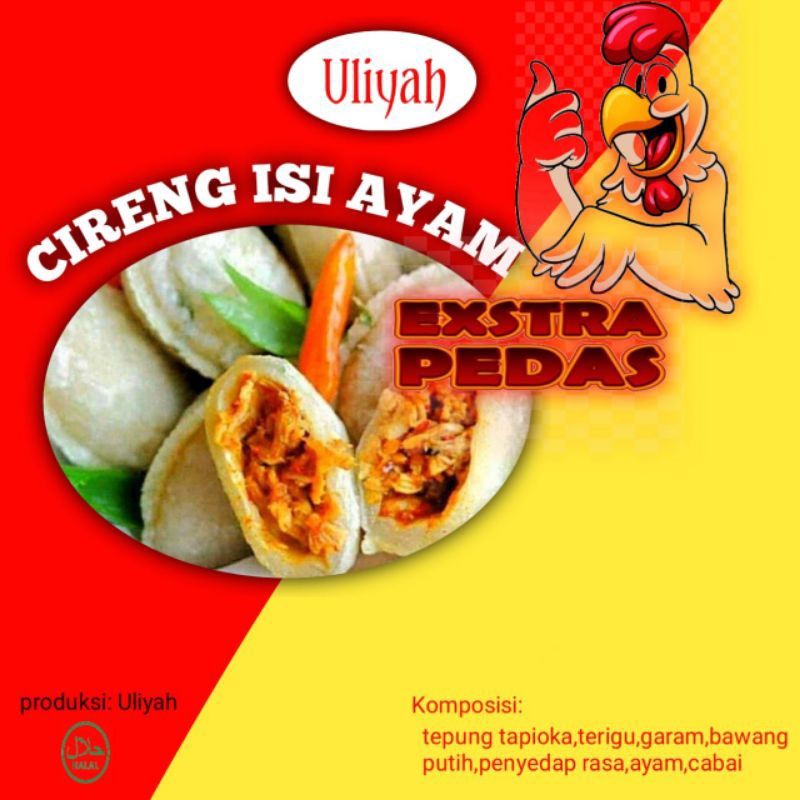 

cireng isi ayam extrapedass isi6 perpack isi superbanyakkk poll