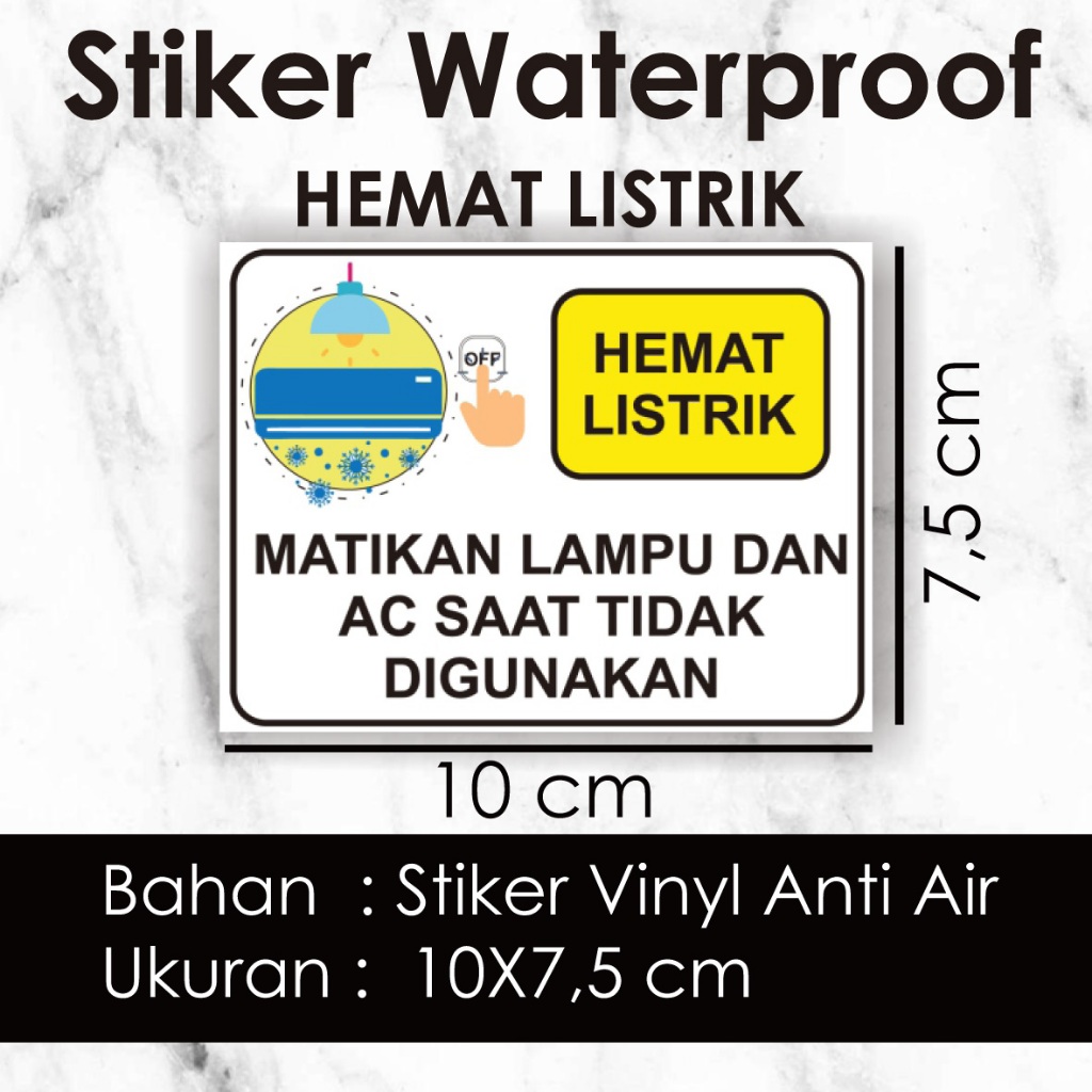 

STIKER RAMBU TANDA HIMBAUAN HEMAT LISTRIK MATIKAN LAMPU AC TUTUP PINTU | MATIKAN KOMPOR | WASPADA TERPELESET