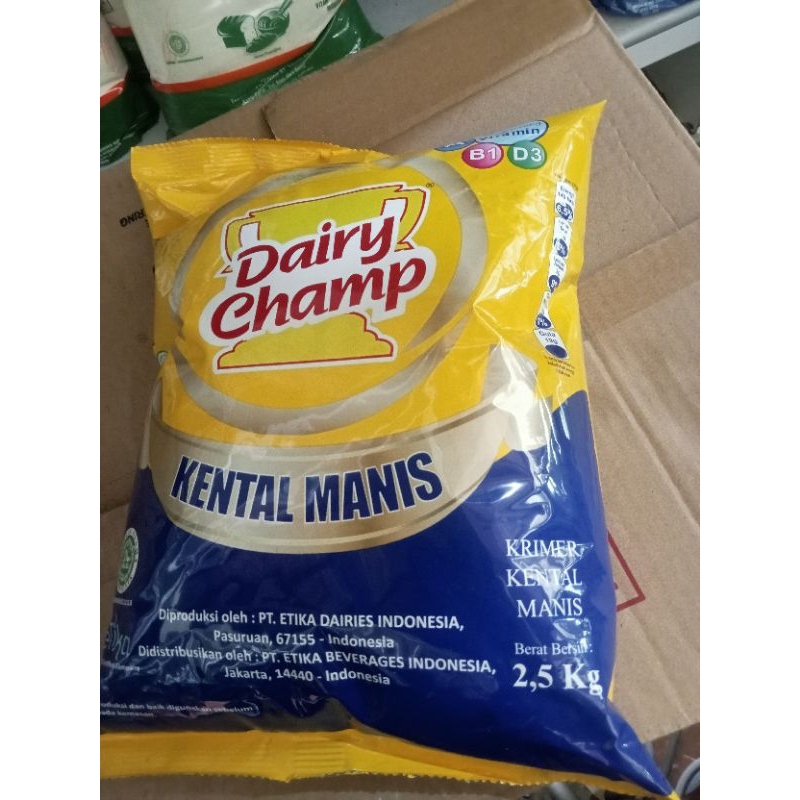 

Susu kental manis Dairy Champ 2,5 kg