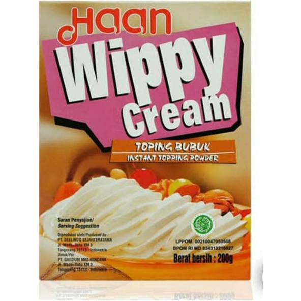 

WIPPY CREAM HAAN 200GR