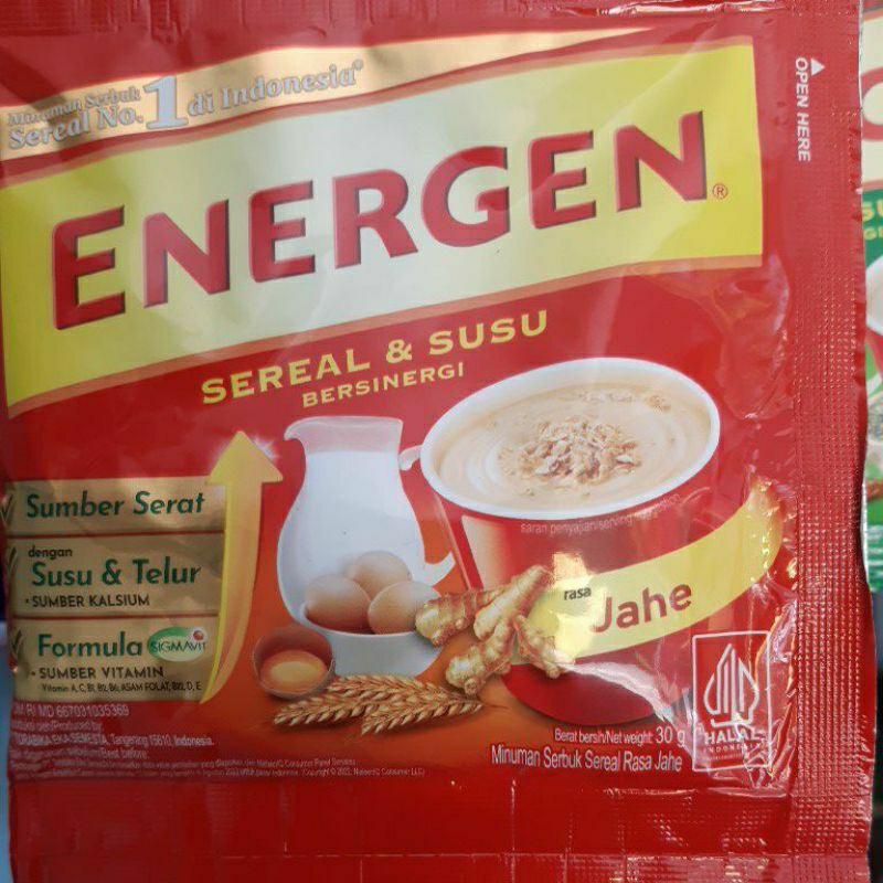 

energen sereal dan susu