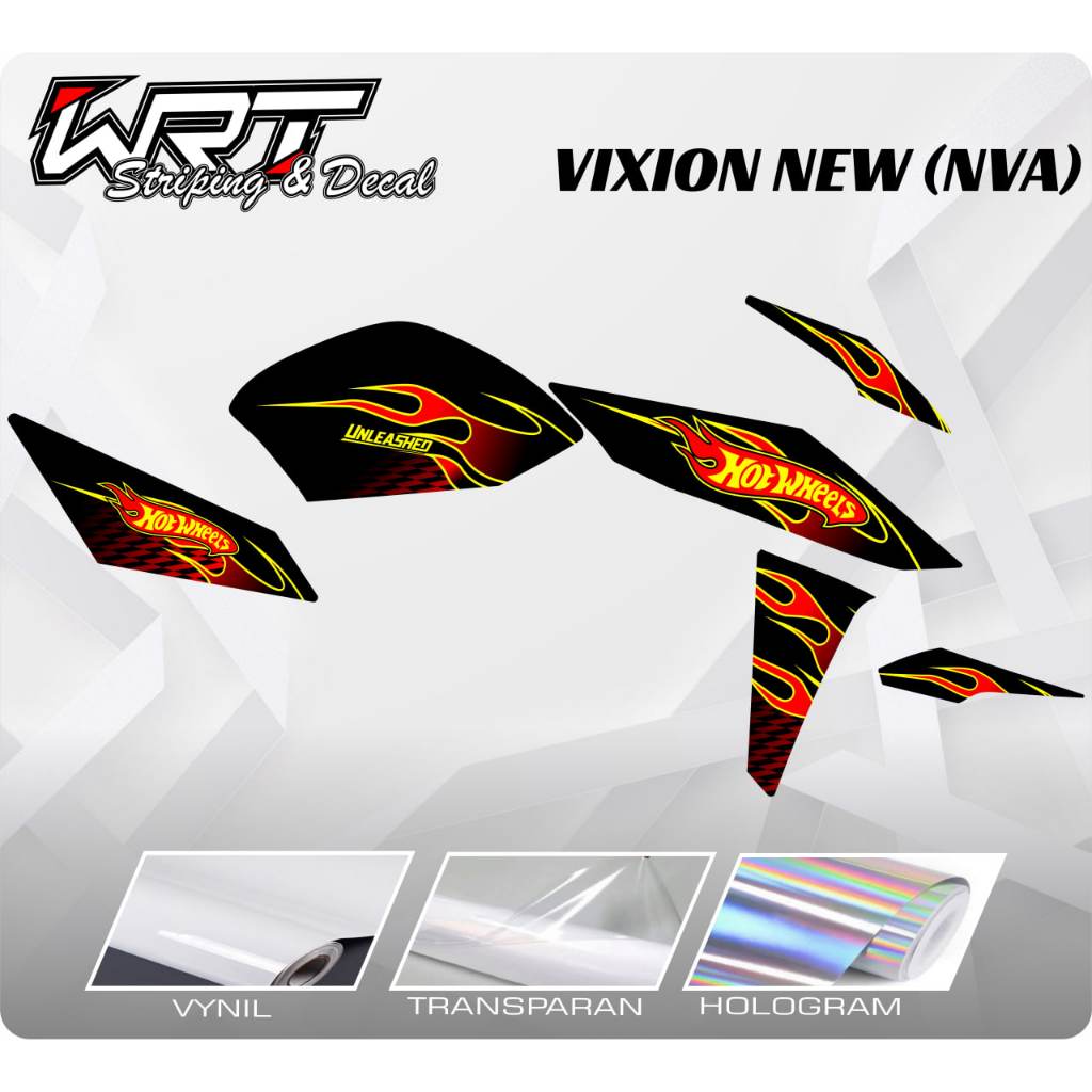 Striing Vixion NVA-Decal Stiker Vixion Nva HotWheels