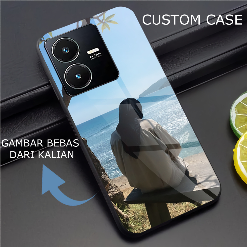 Custom Case Soft Case Glass Kaca TERBARU kesing kaca Case Glass [ SC_01 ]