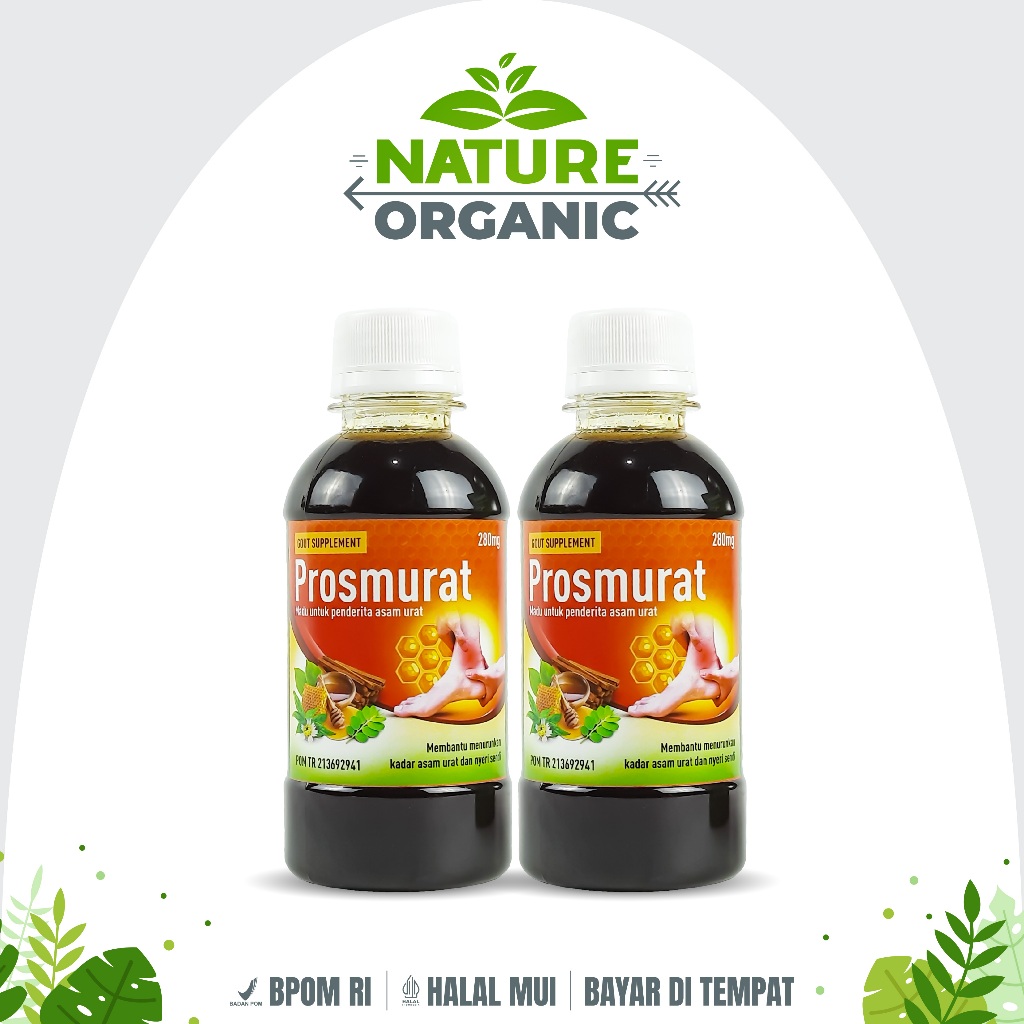 

Madu Prosmurat 2 Botol Obat Asam Urat dan Rematik Redakan Nyeri Persendian Pegal Linu Herbal BPOM