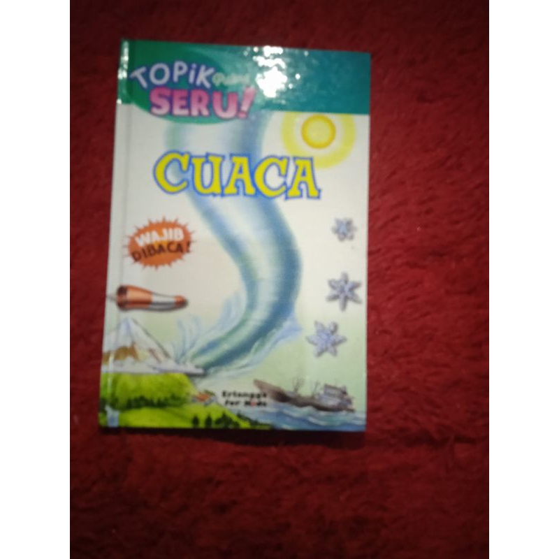 ( preloved ) buku anak topik paling seru cuaca original