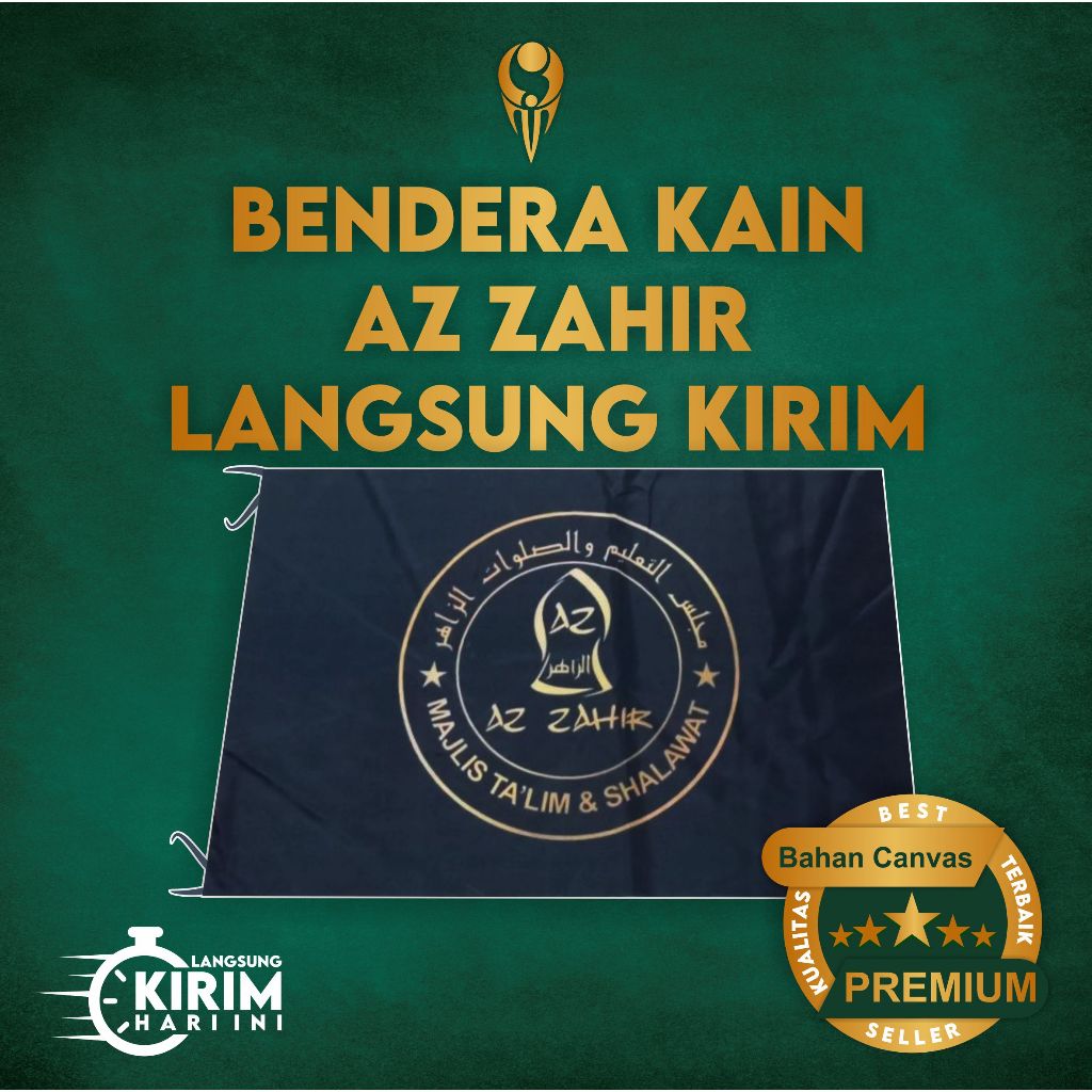 BENDERA KAIN AZ ZAHIR LANGSUNG KIRIM - SOLDIMPRO
