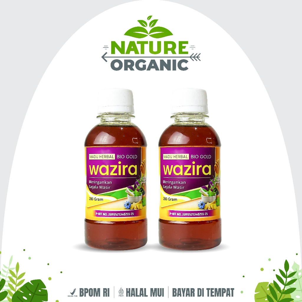 

Bio Gold Madu Wazira: Ampuh Atasi Ambeien Bab Berdarah dengan Madu Wazira Herbal - 2 Botol Ambeyen