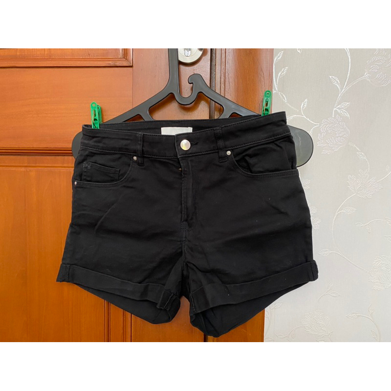 PRELOVE Celana Pendek Jeans Hitam H&M ORIGINAL