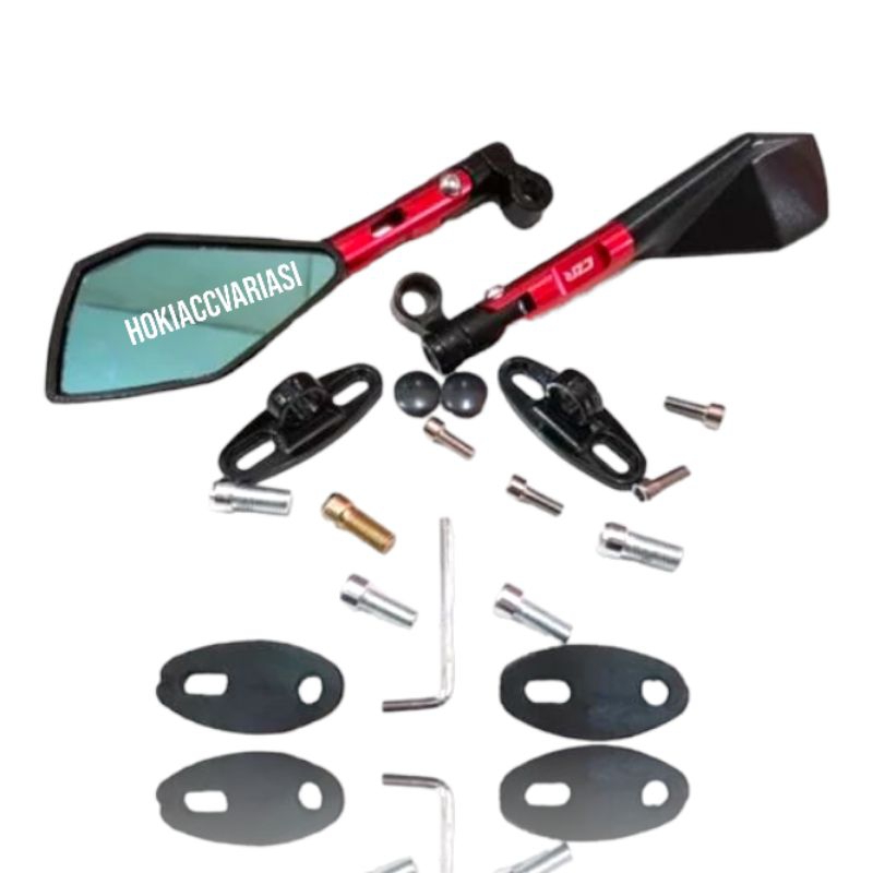 Variasi Spion Tomok V2 Universal Cnc Nmax Beat Satria Fu Vario Vixion R15 Mx King Aerox Cb150r Cbr15