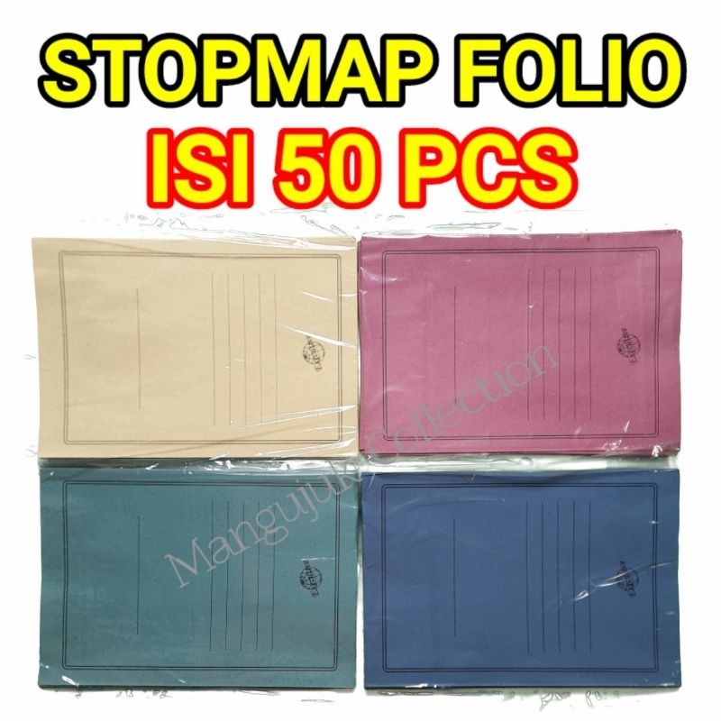 

50pcs Stopmap Kertas Folio / Map kertas biasa