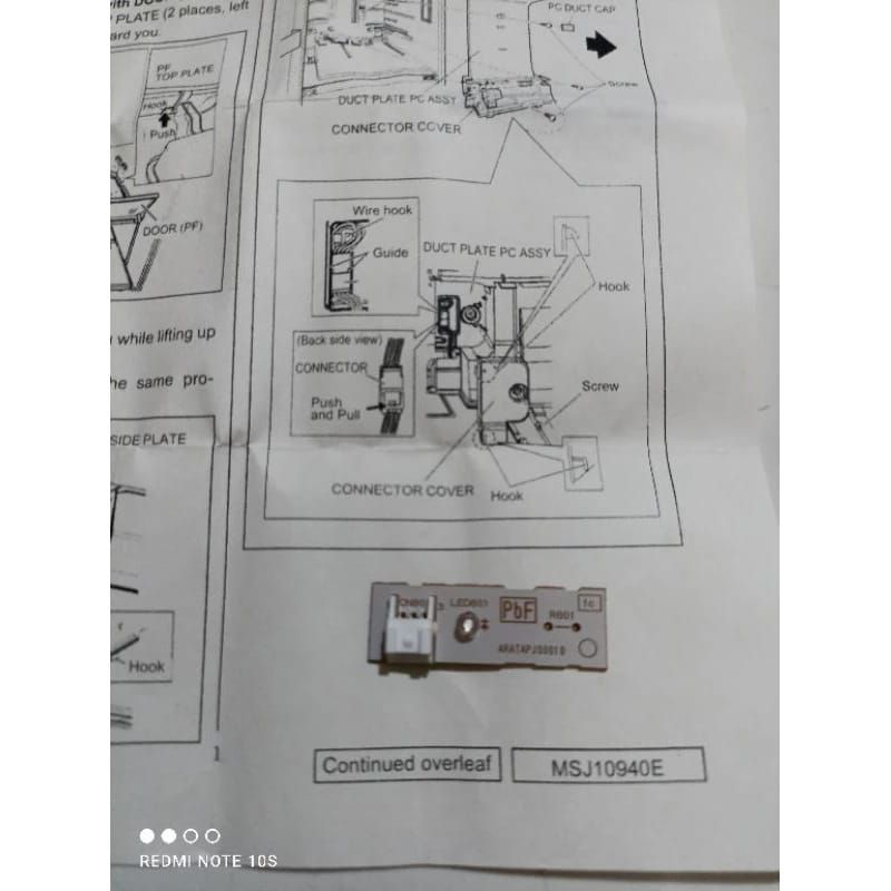 Lampu LED kulkas sharp PbF
