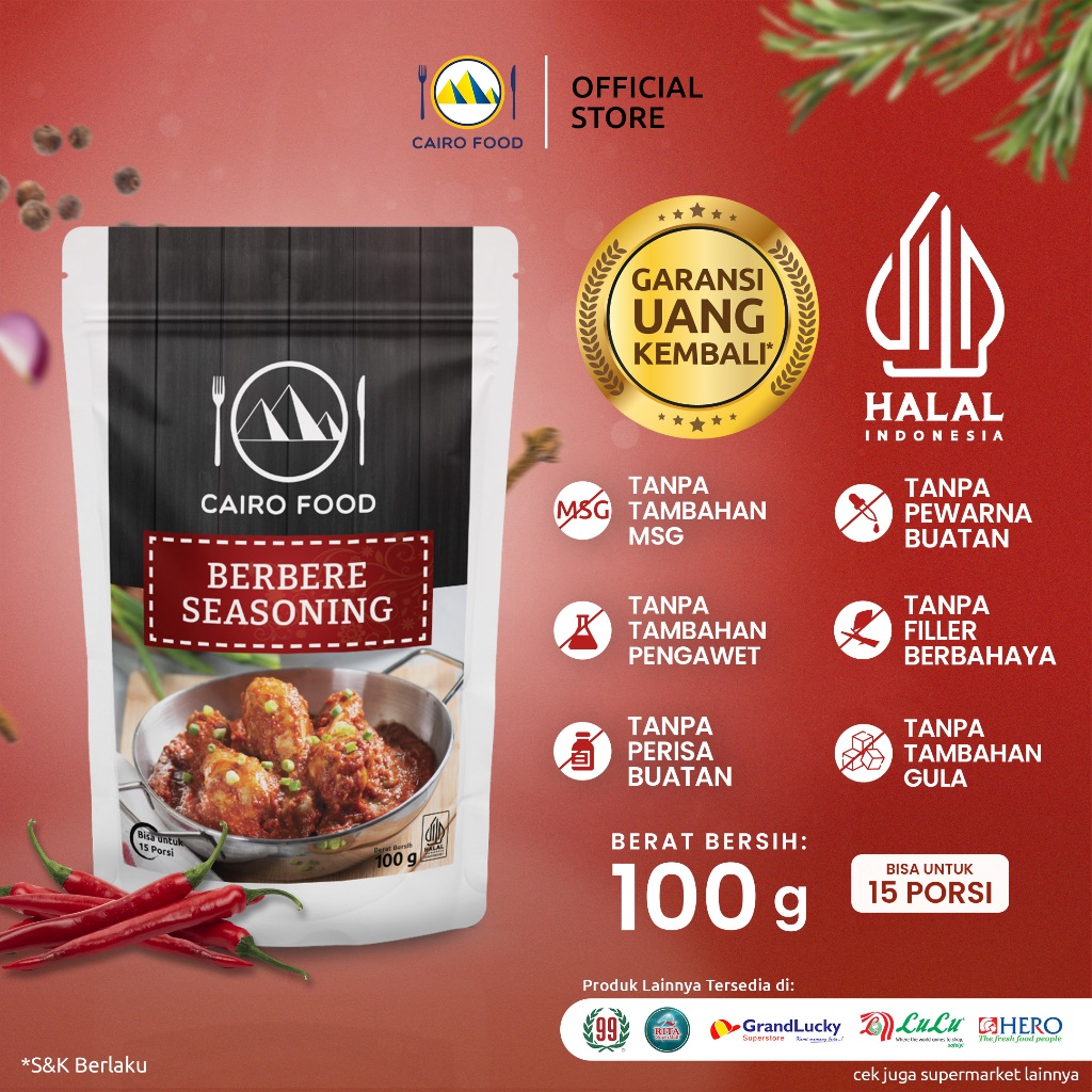 

Bumbu Berbere Cairo Food - 100 Gram