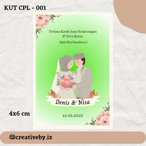 

Kartu Ucapan Terima Kasih / Kartu Souvenir / Thank You Card