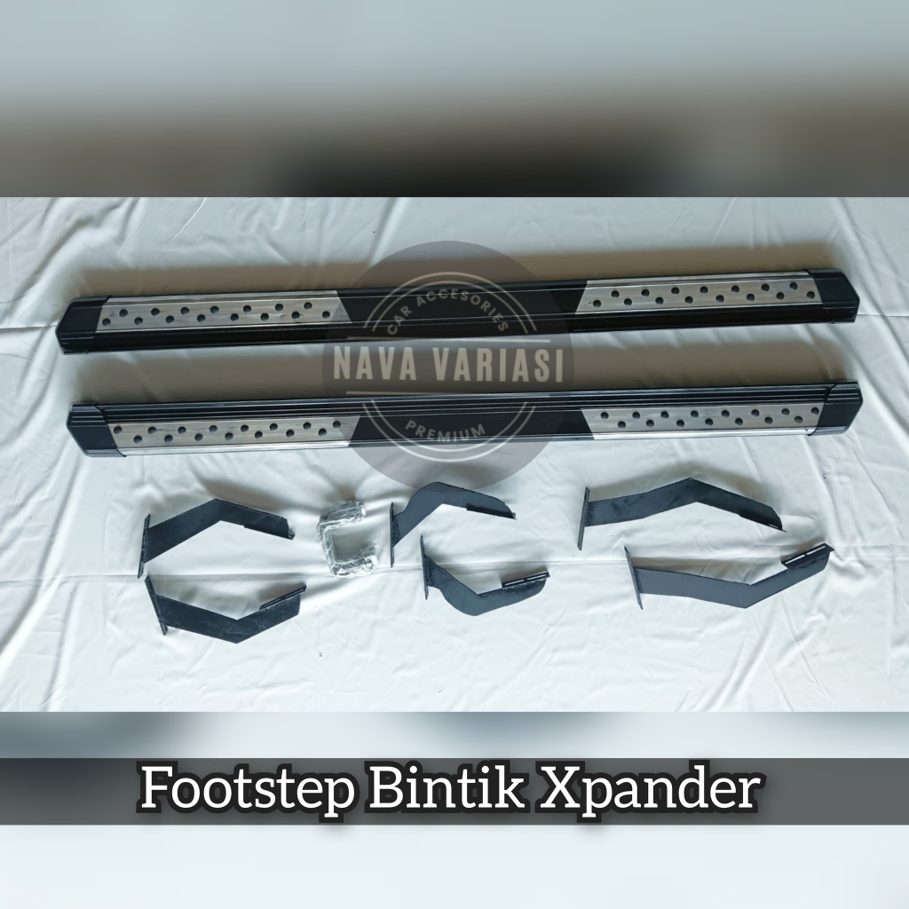 Footstep Injakan Kaki Samping Mobil Mitsubishi Xpander Model Bintik