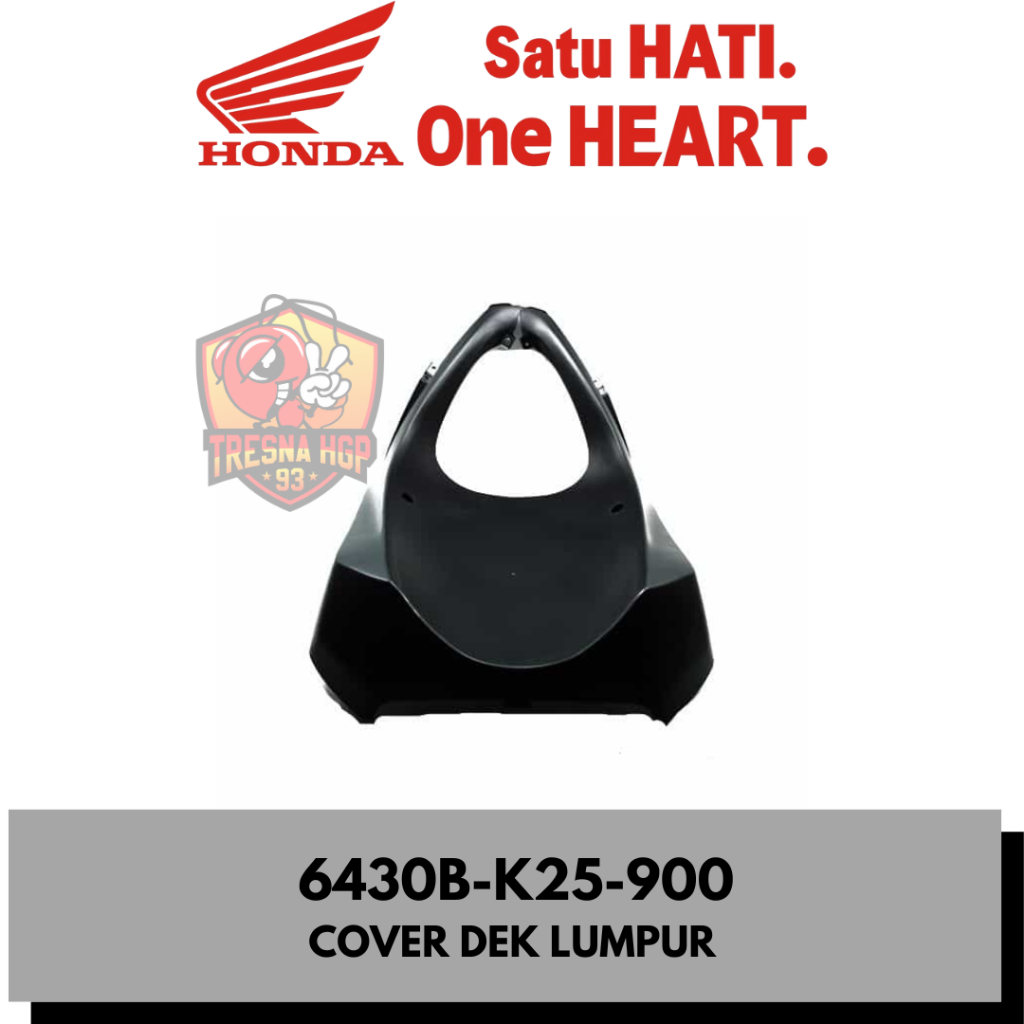 6430B-K25-900 COVER DEK LUMPUR BEAT FI CBS ORIGINAL | COVER FR LOWER ASSY 6430BK25900