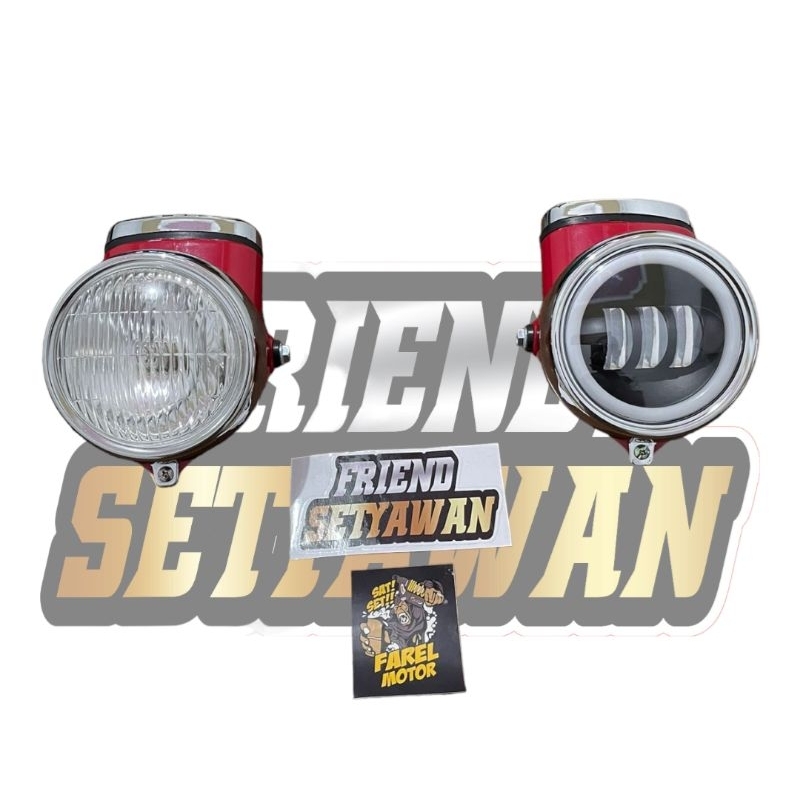 batok lampu astra s90 z set speedometer warna merah