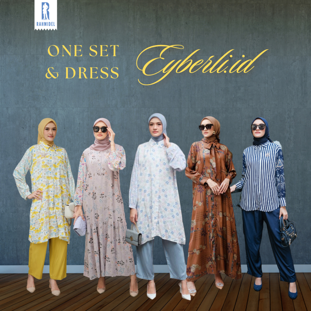 BIG SALE EYBERLI ONE SET AND PAJAMAS DRESS PIYAMA COLLECTION BY EYBERLI.ID EYBERLI ID