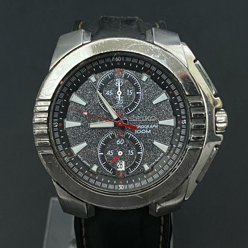 Seiko Chronograph 100M sand textured dial 7T94