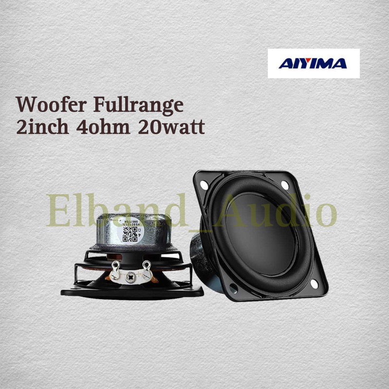 1pcs Aiyima Speaker FullRange neodymium | import Speaker 2inch 4ohm 20watt | Aiyima speaker