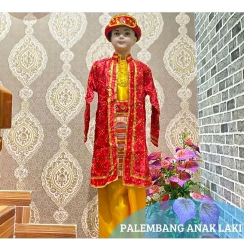 DISKON BAJU ADAT NUSANTARA PALEMBANG ANAK ANAK//LAKI-LAKI DAN PEREMPUAN
