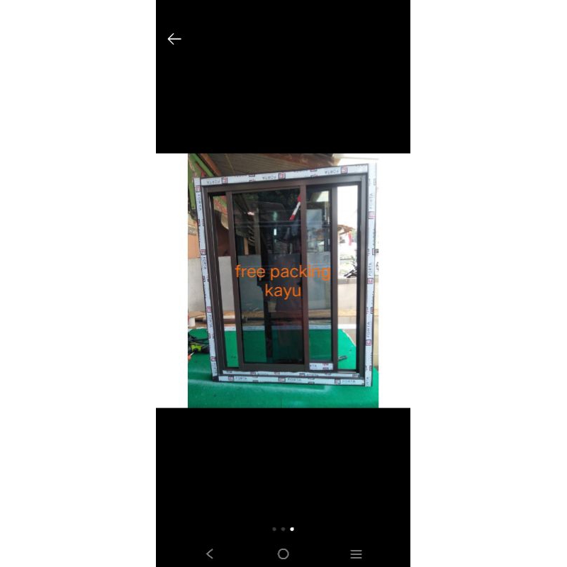 jendela sliding aluminium 120x80