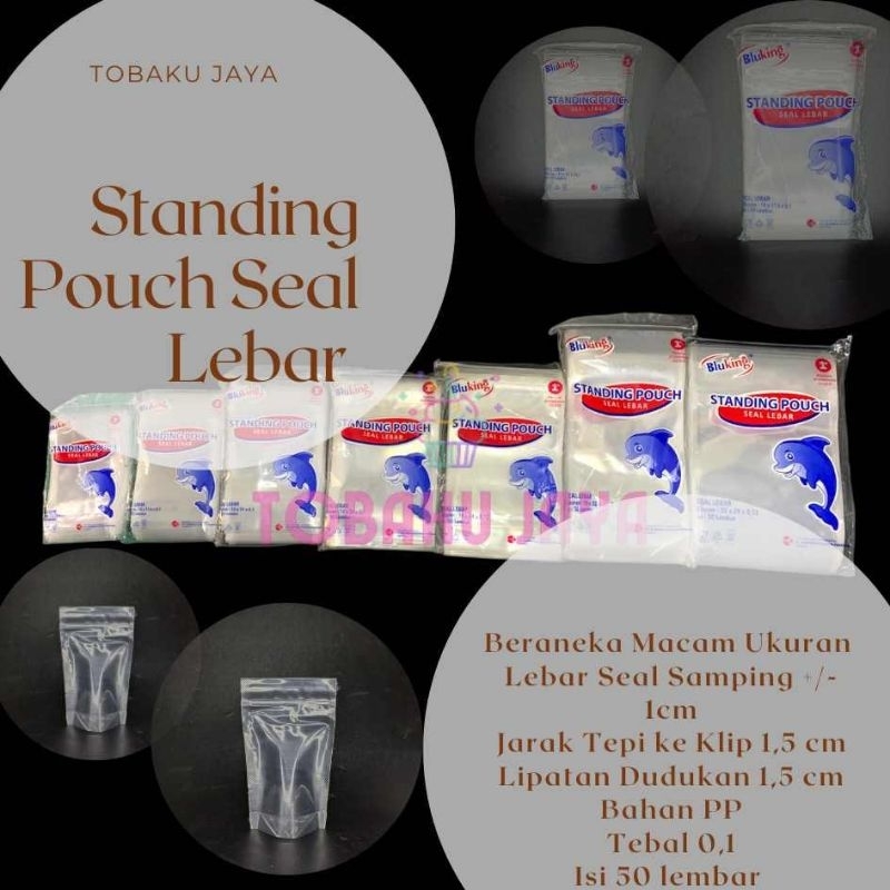 Standing Pouch Double Seal 9x15 10x17 14x22 16x24 16x32 20x29
