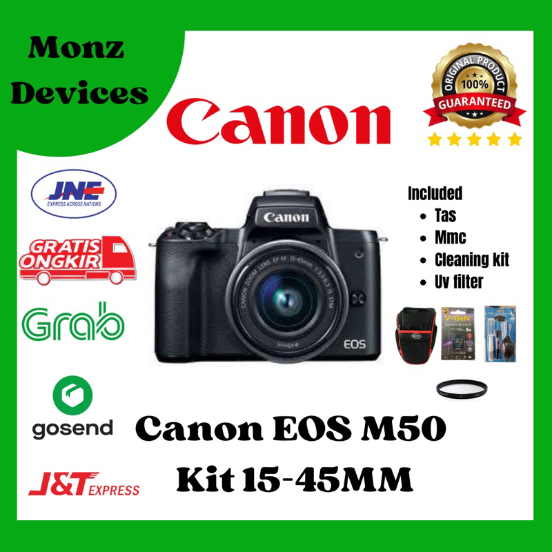 Kamera CANON EOS M50 KIT 15-45mm IS STM / Canon M50 /m50/ kamera