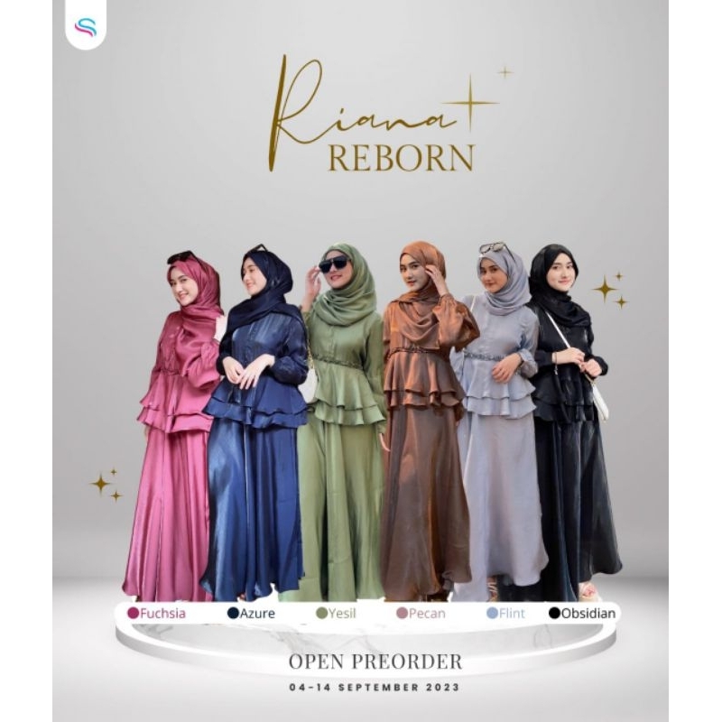 Moslem Ori Gamis Busui Friendly Riana Dress By Sister Hijab (Ready Please Cekstok)