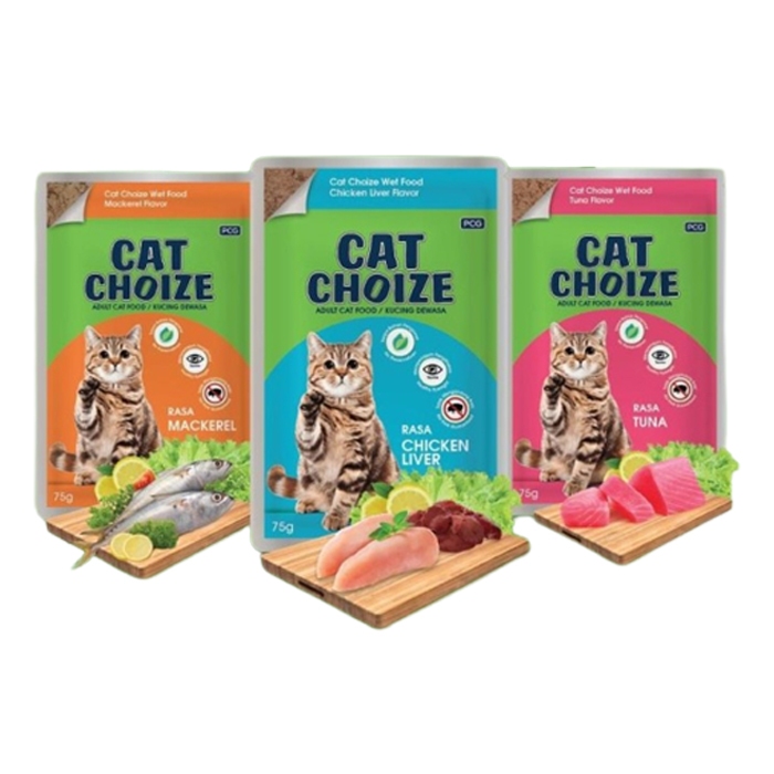 CAT CHOIZE Pouch 75 gr Makanan Kucing Cat Choice Wet Food