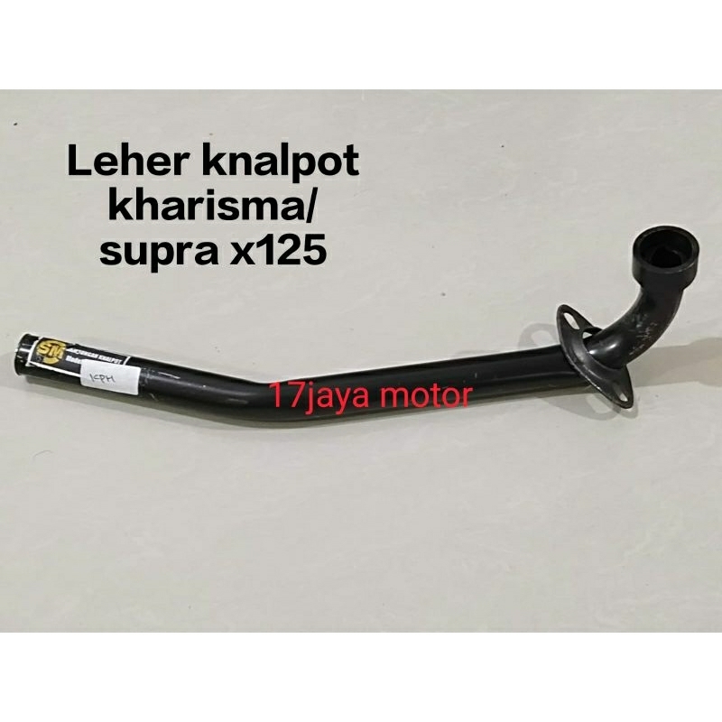 Leher Knalpot Sambungan Knalpot Standard Hitam KHARISMA / SUPRA x 125