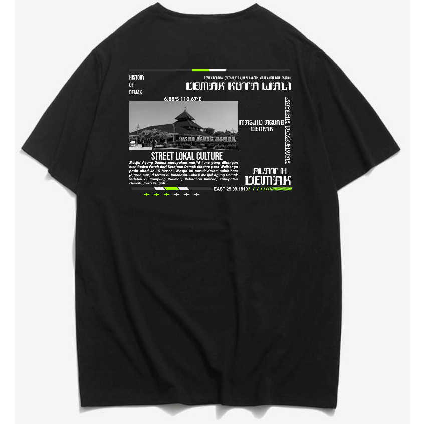 Kaos Demak Tshirt Demak Kota Wali