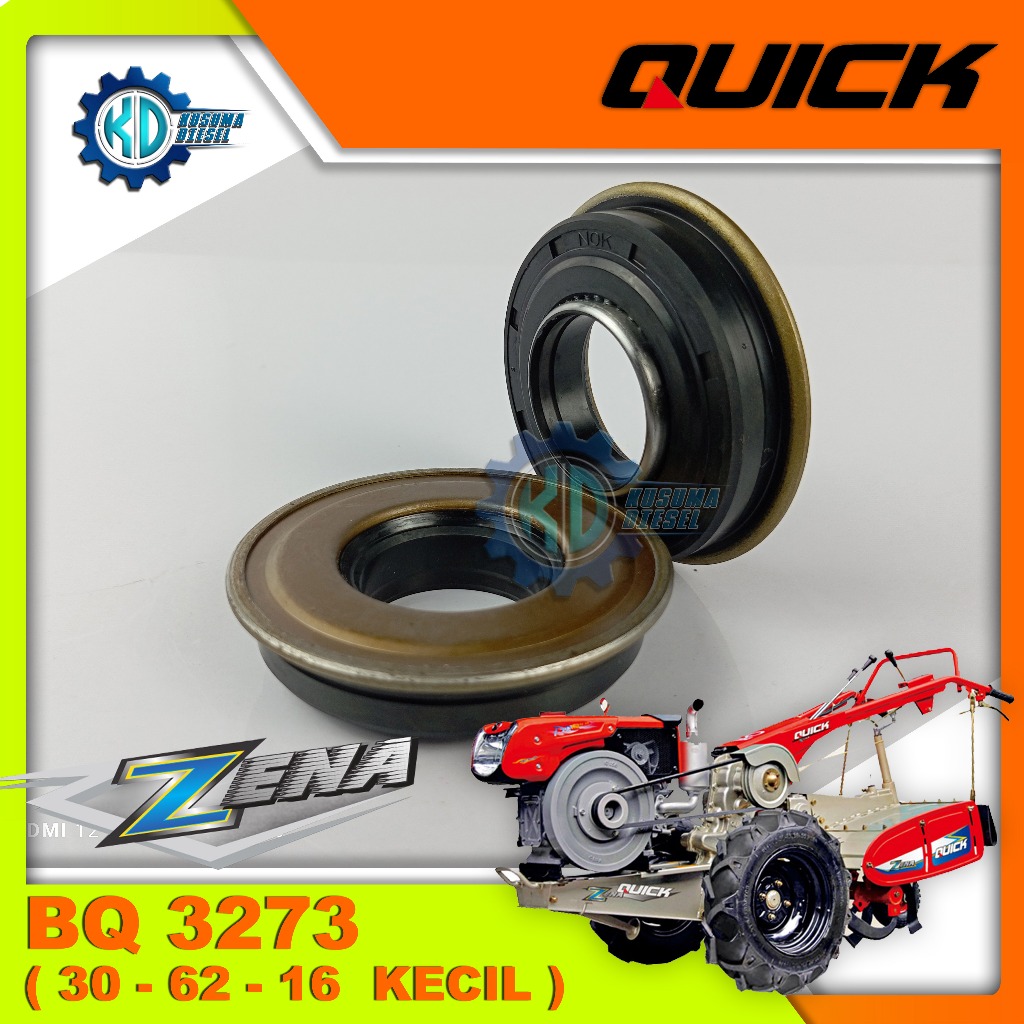 OIL SEAL BQ  3273 - 30.62.16 KECIL - SEAL RTH ROTARY ZENA - QUICK - TRAKTOR - SPAREPART TRAKTOR QUIC