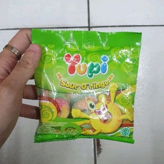 

Yupi permen gummy Sour O'Ringo 45gr