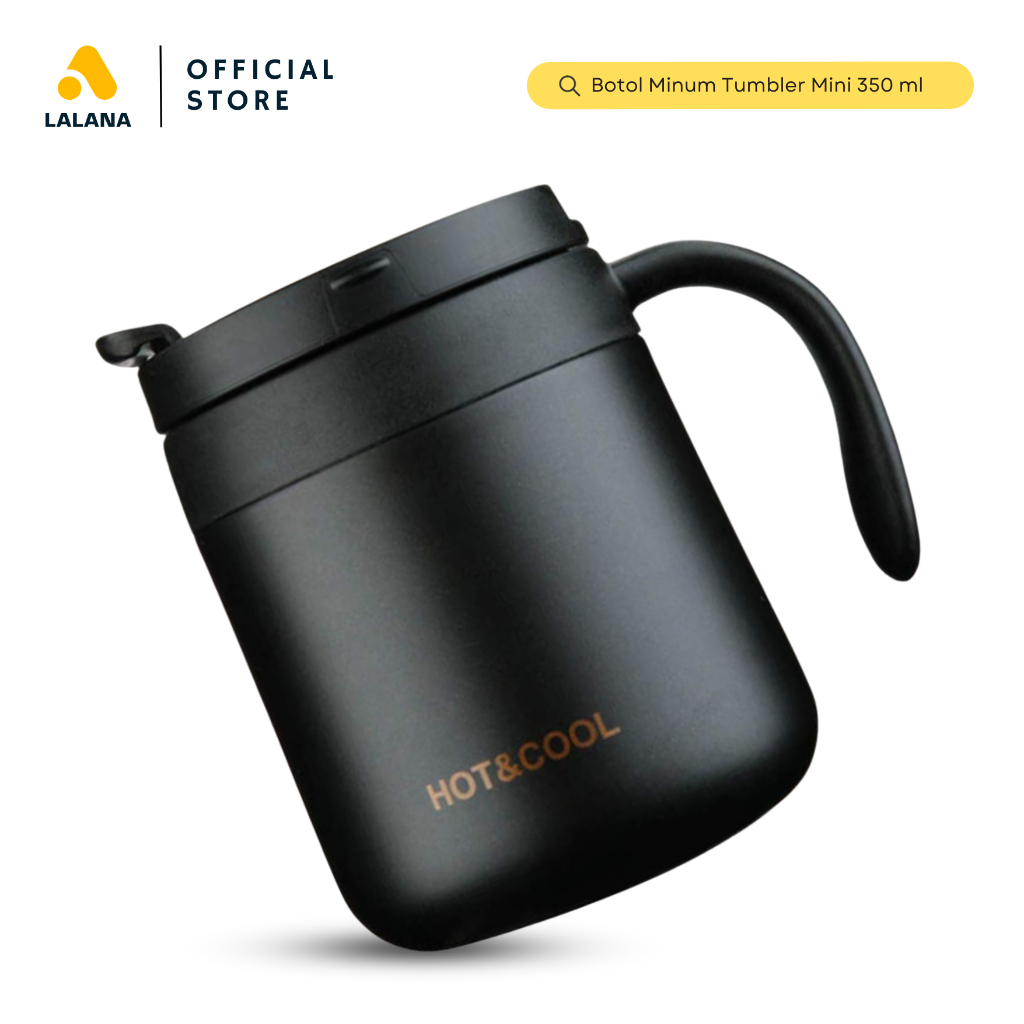 Tumblr Aesthetic Mini 350ml Botol Travel Air Minum Panas Dingin Tahan Lama Stainless Portable