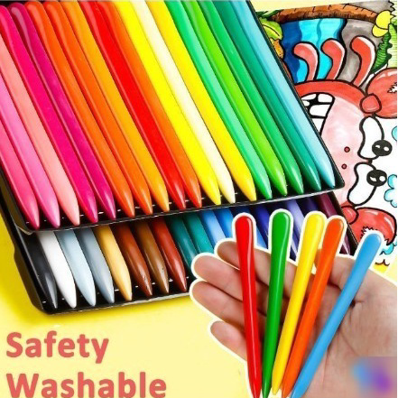 

Baru Crayon Mewarnai - Crayon Anti Air Anti Kotor Tangan - Pensil Warna - Ys Shop