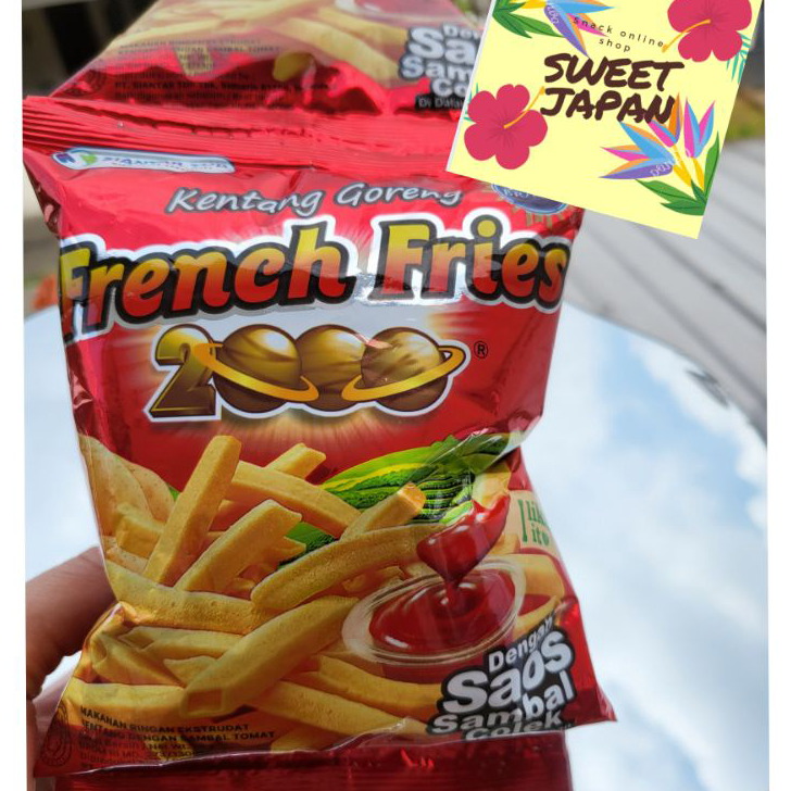 

Model Baru PROMO!!! CHIKI FRENCH FRIES 2000 1 DUS ISI 40 RENCENG