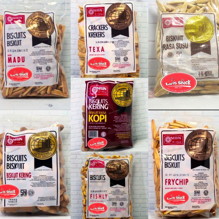 

Diskon Kue Kering Nissin Kopi-Frychip-Kue Kering-Texa-Fishly-Madu300gr