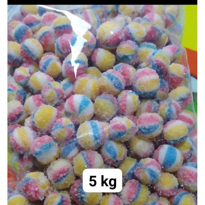 

Permen Marble Bola pelangi 5 kg halal