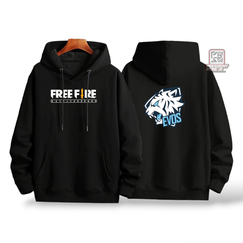 Sweater Hoodie Free Fire Evos Mobile Legends Anak remaja laki-laki