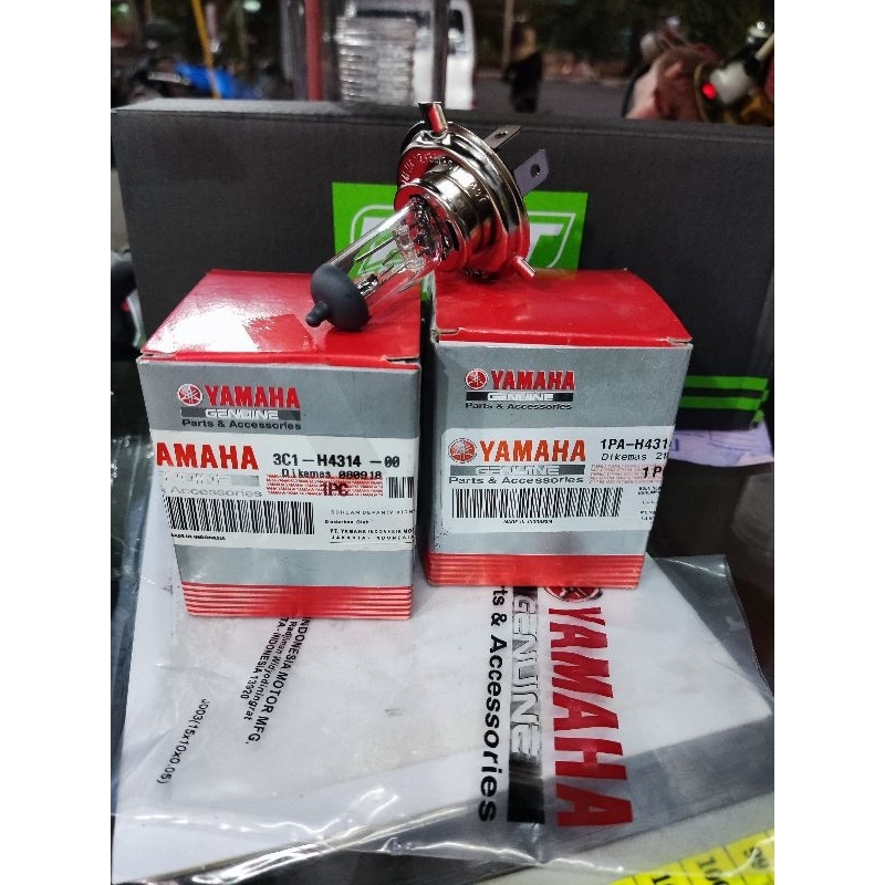 LAMPU BOHLAM DEPAN HONDA/YAMAHA SCOOPY VIXION CB150R CBR VERZA BYSON KAKI 3