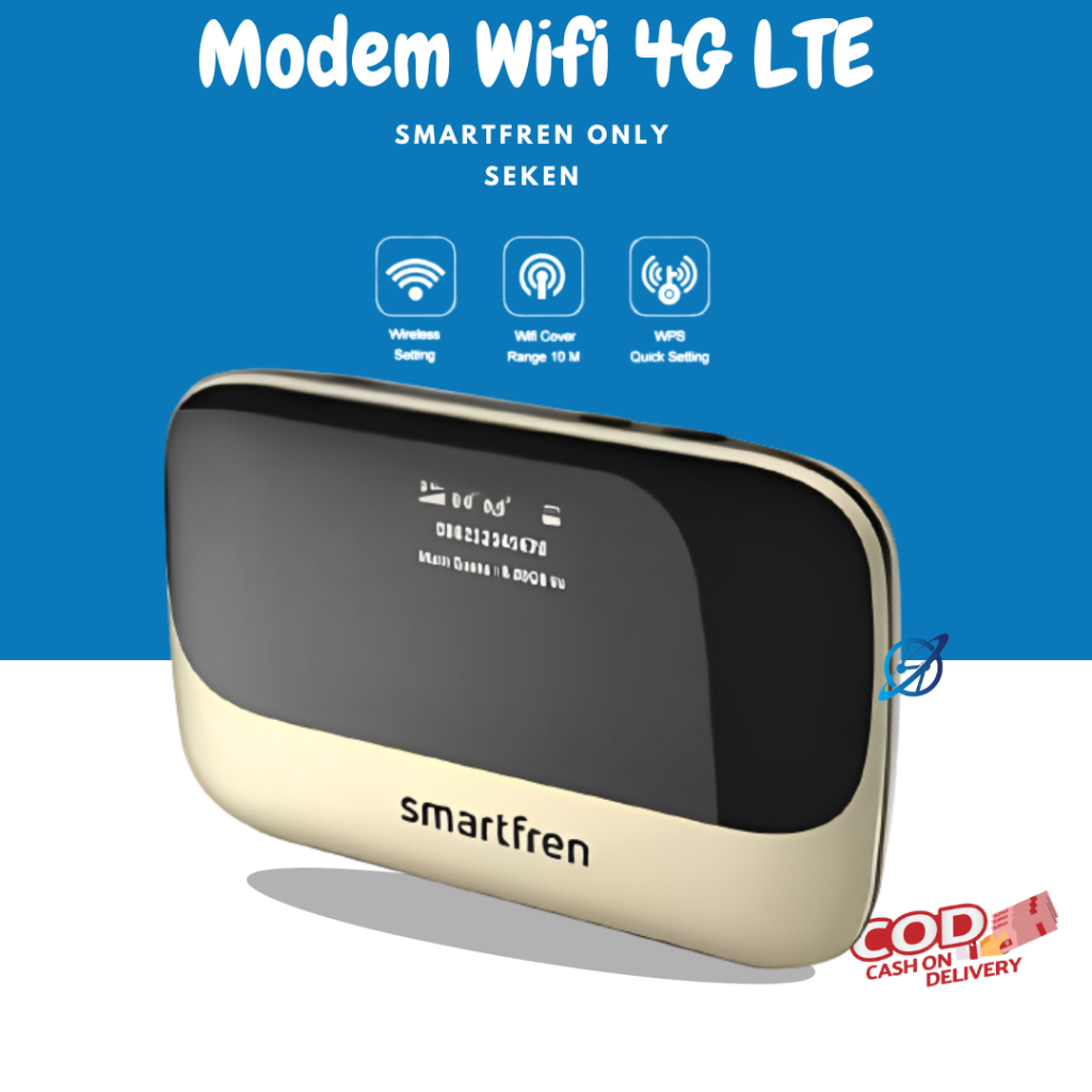 Modem Wifi Andromax M6 samrtfren Kuota &amp; Unlimited 4G LTE | COD