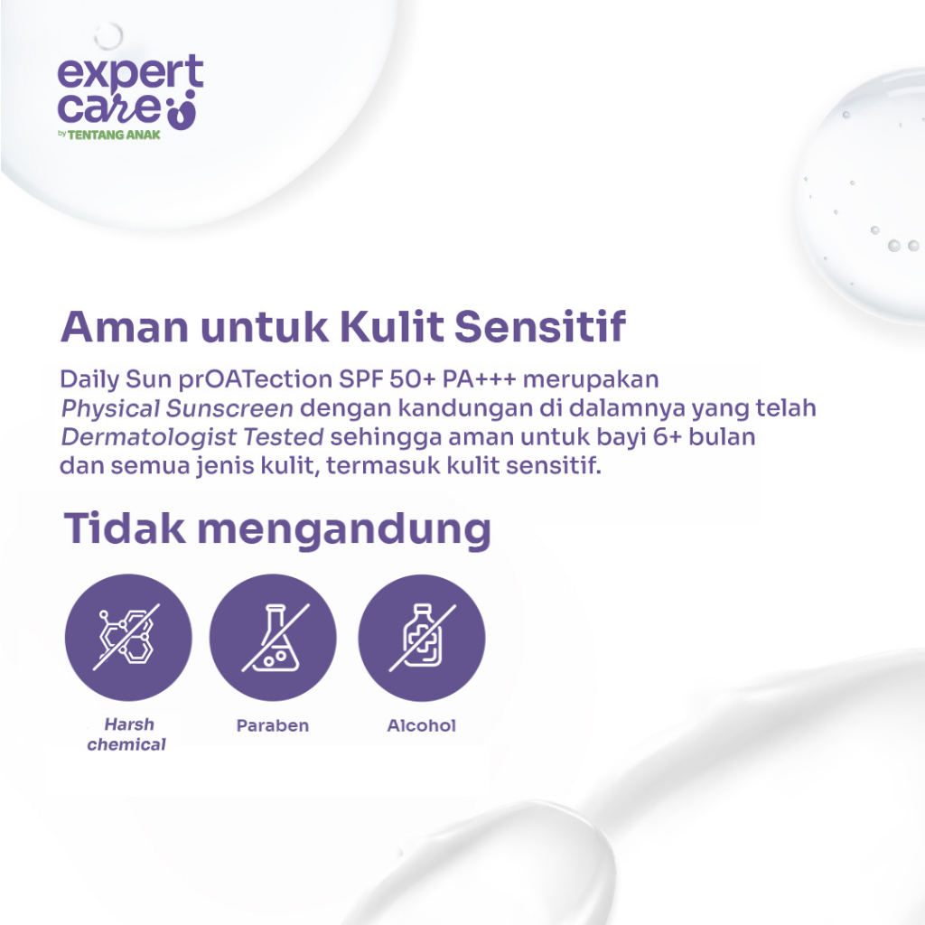 [Ready Bandung] Sunscreen Rekomendasi IDAI Expert Care Physical Sunscreen SPF 50+ PA+++ | Sunscreen Anak &amp; Bayi