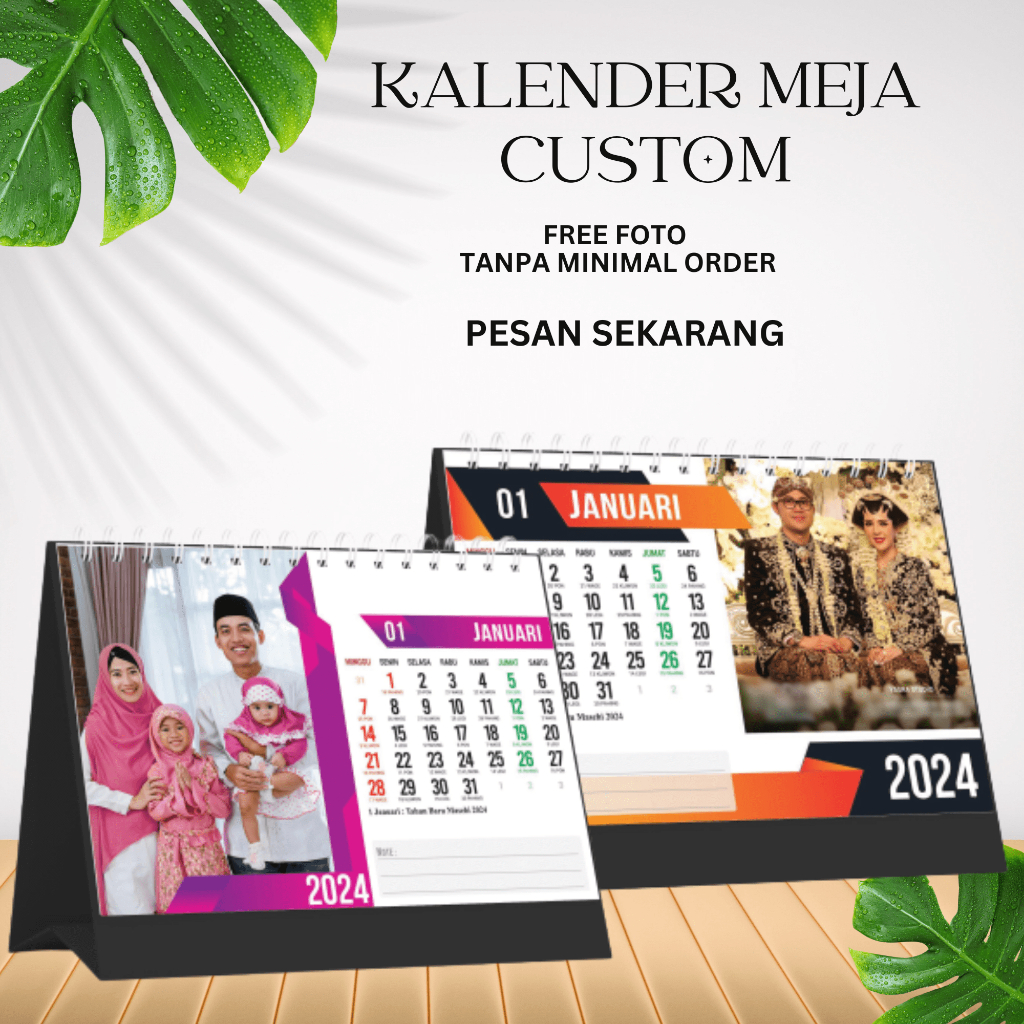 

Kalender Meja 2025 Custom 12 lembar