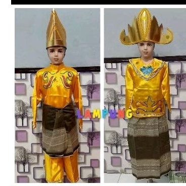 Baju Adat Lampung sepsang pria+wanita