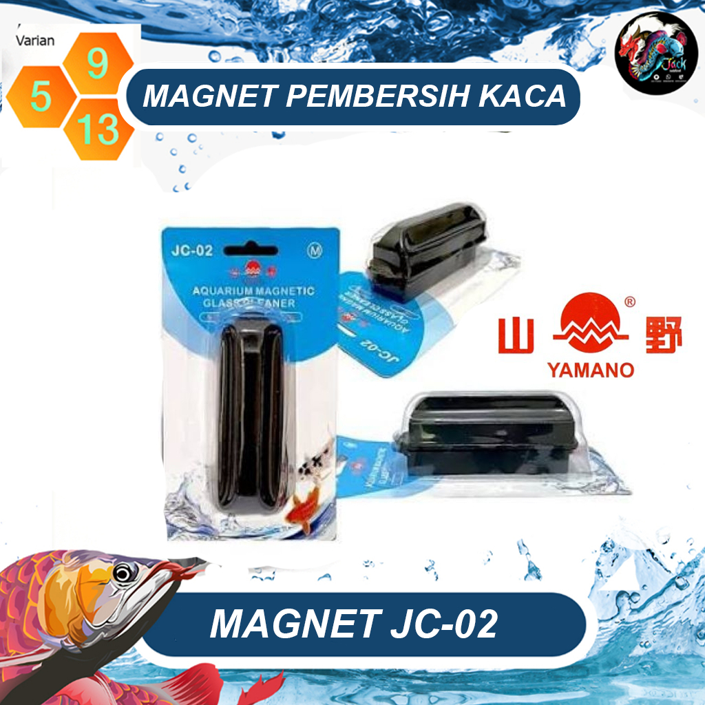 Magnet Pembersih Kaca Aquarium Yamano JC-02