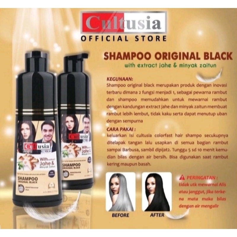 SHAMPO CULTUSIA SHAMPOO PENGHILANG UBAN SAMPO HITAM