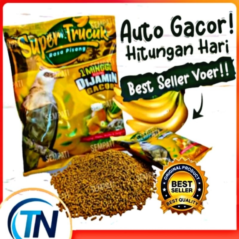Voer Super Trucuk Rasa Pisang Pakan Burung