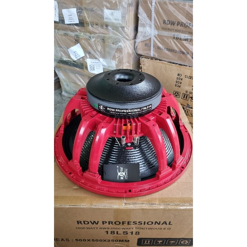 SPEAKER RDW 18" 18LS18 SPEAKER KOMPONENE RDW 18 LS18 ORIGINAL