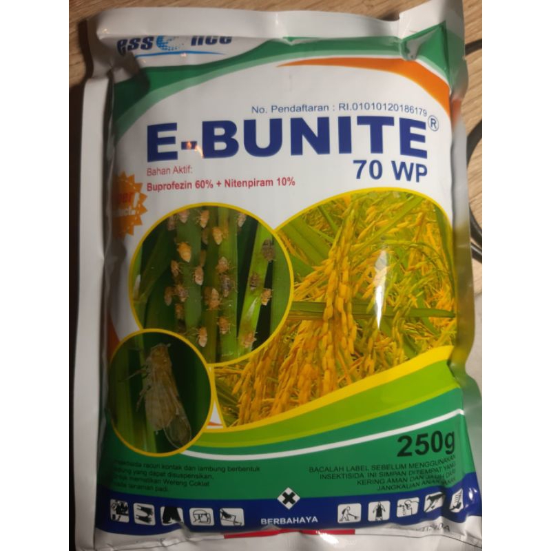 E-BUNITE 70WP 250gr pembasmi hama wereng dan serangga